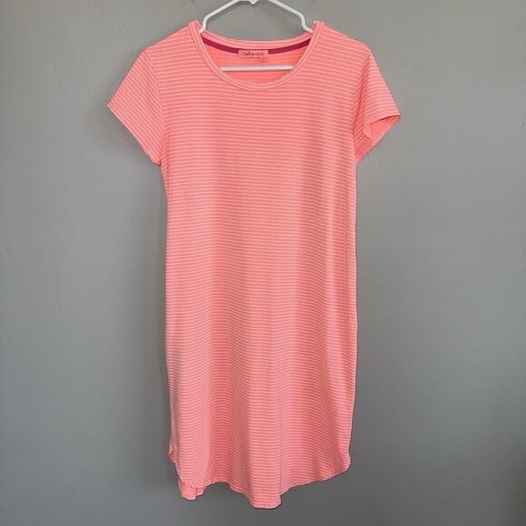 Fresh Produce Pink Striped Short Sleeve Dress Woman’s Size XS Style 22691 - Picture 7 of 7